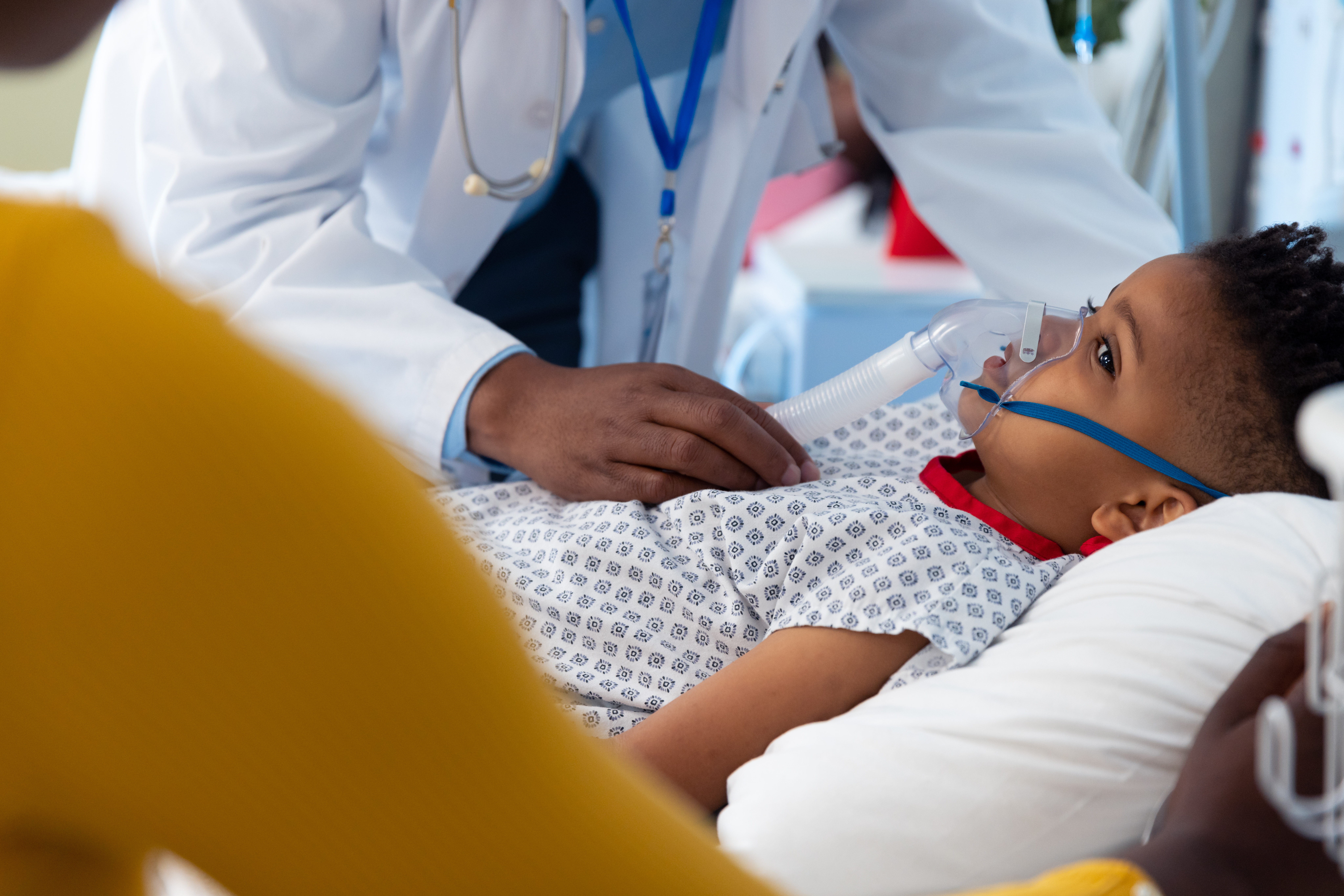 Child in hospital